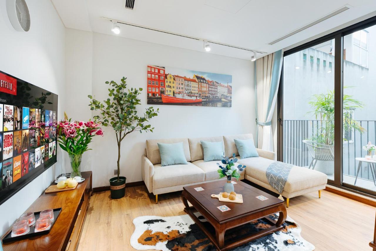 Margaery Boutique Apartment & Skyon9 Rooftop Bar Hanoi Eksteriør billede