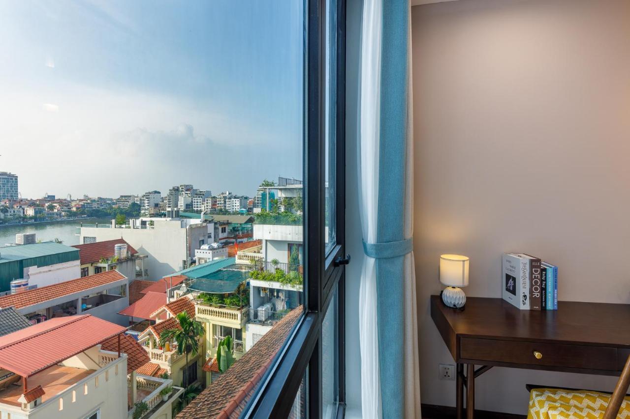 Margaery Boutique Apartment & Skyon9 Rooftop Bar Hanoi Eksteriør billede