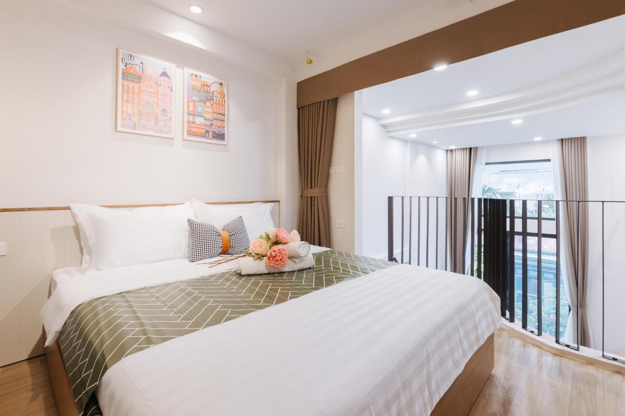 Margaery Boutique Apartment & Skyon9 Rooftop Bar Hanoi Eksteriør billede