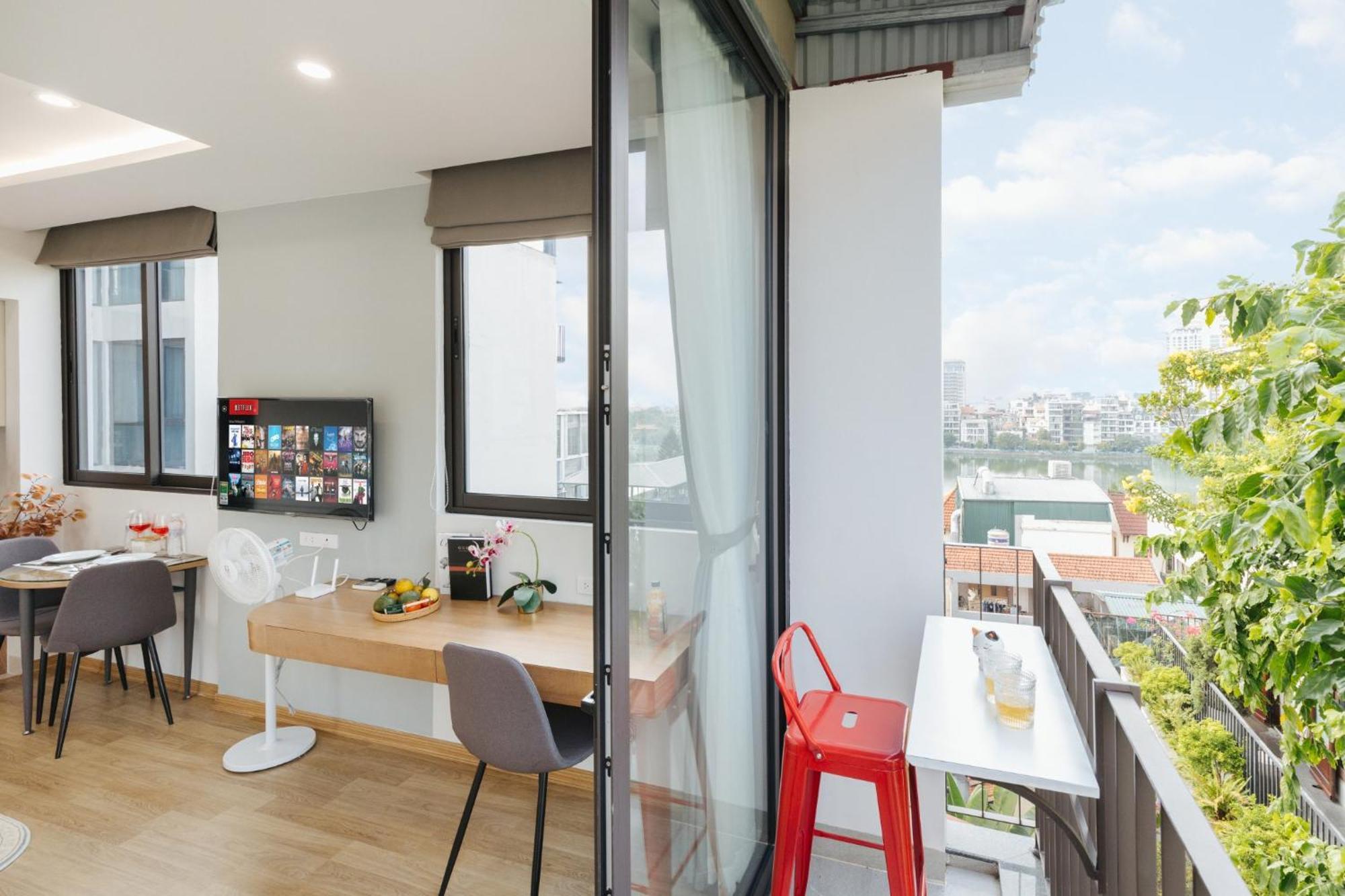 Margaery Boutique Apartment & Skyon9 Rooftop Bar Hanoi Eksteriør billede