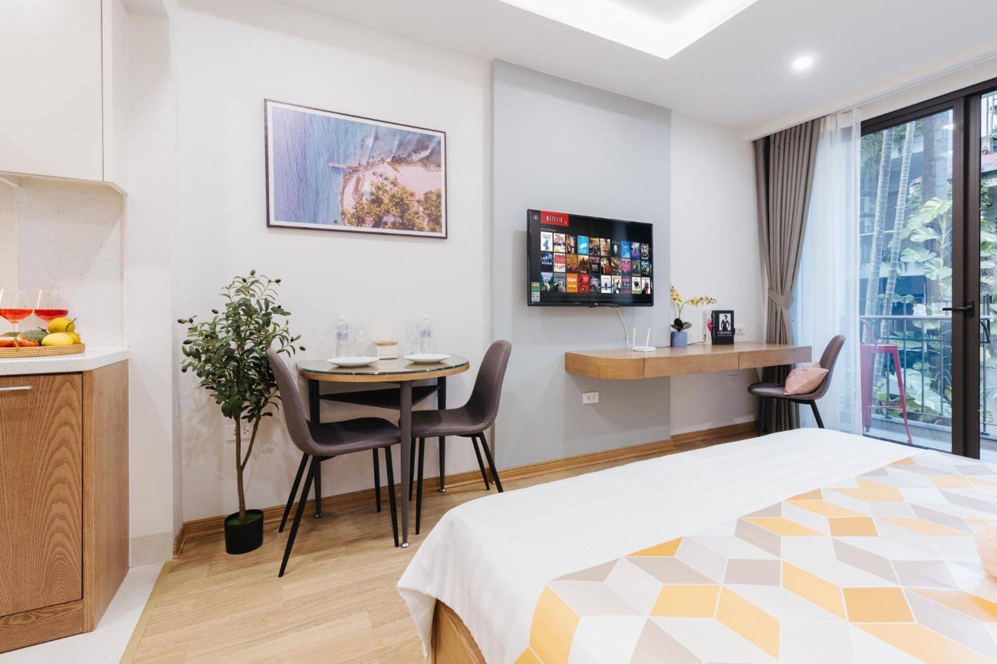 Margaery Boutique Apartment & Skyon9 Rooftop Bar Hanoi Eksteriør billede