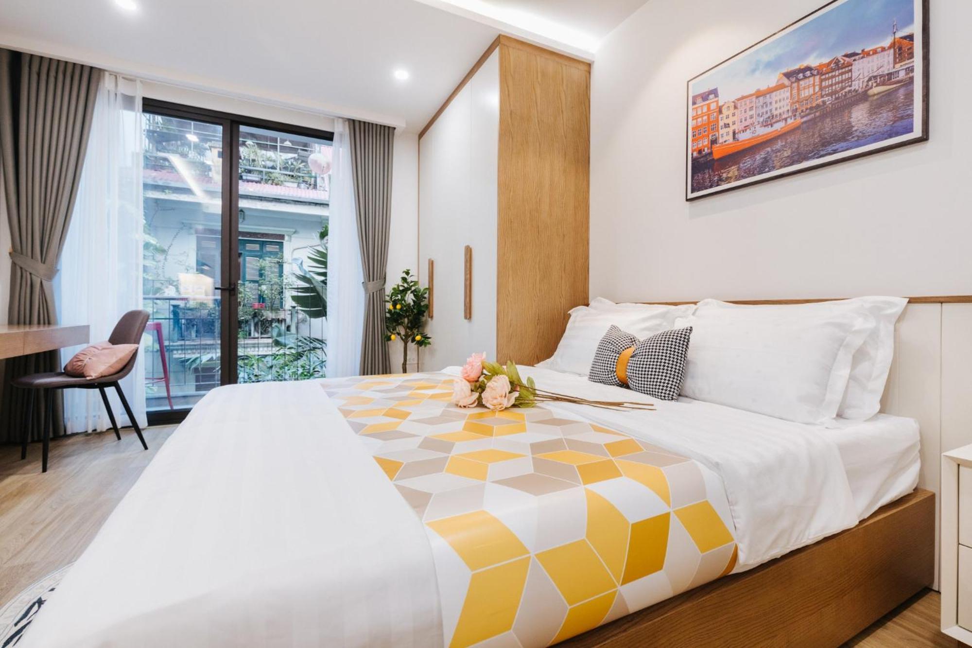 Margaery Boutique Apartment & Skyon9 Rooftop Bar Hanoi Eksteriør billede
